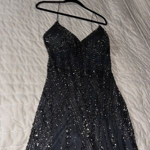 Elegant grey Evening Dress